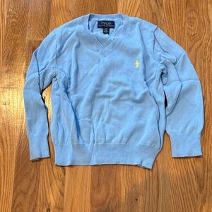 Polo by Ralph Lauren Sky Blue V-Neck Sweater